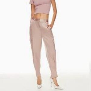Aritzia Babaton | pink satin pants